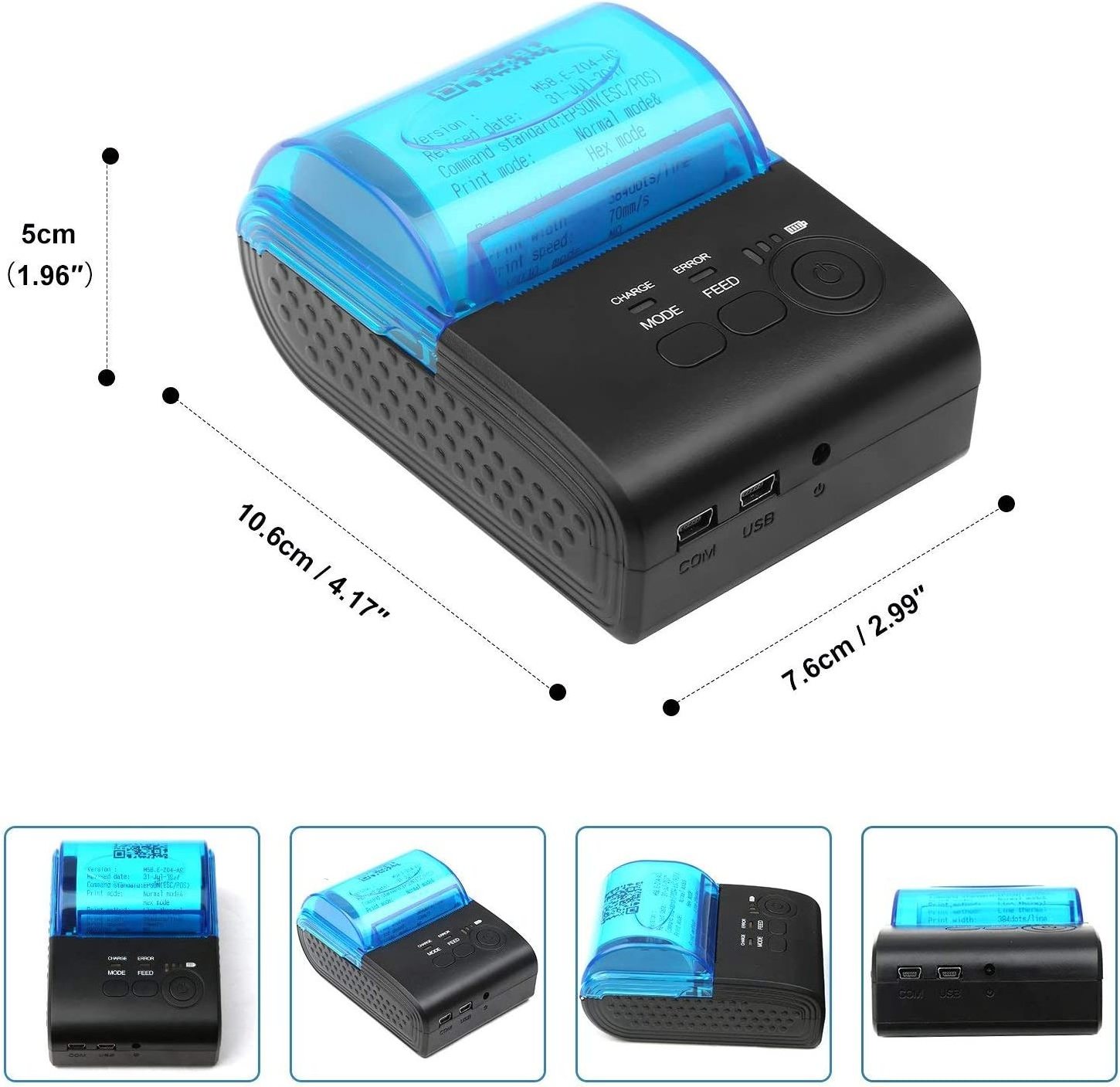 Factory Price Mini Pocket Printer Impresora Inkless Small Portable Thermal Inkless Notes Printer