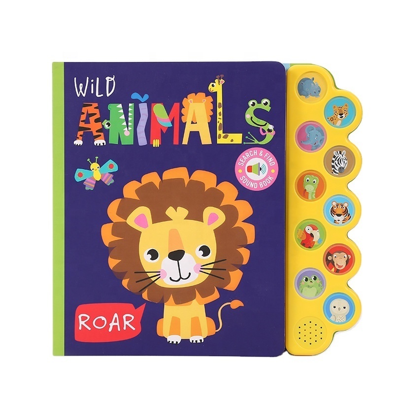 OEM Good Price Programmable Sound Button Book Printing Children Book With Sound Custom