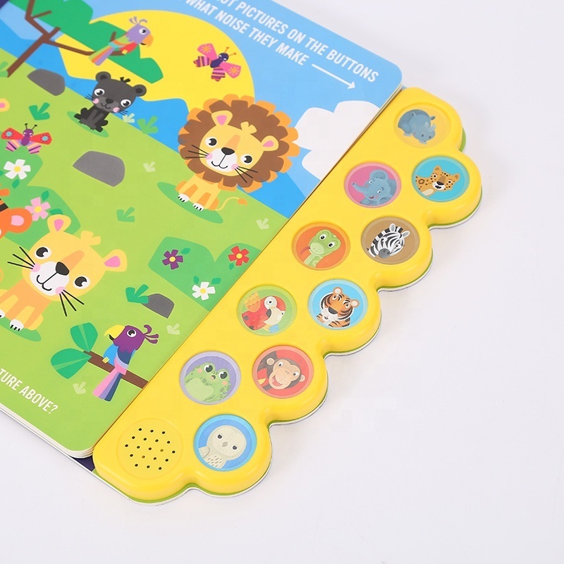 OEM Good Price Programmable Sound Button Book Printing Children Book With Sound Custom