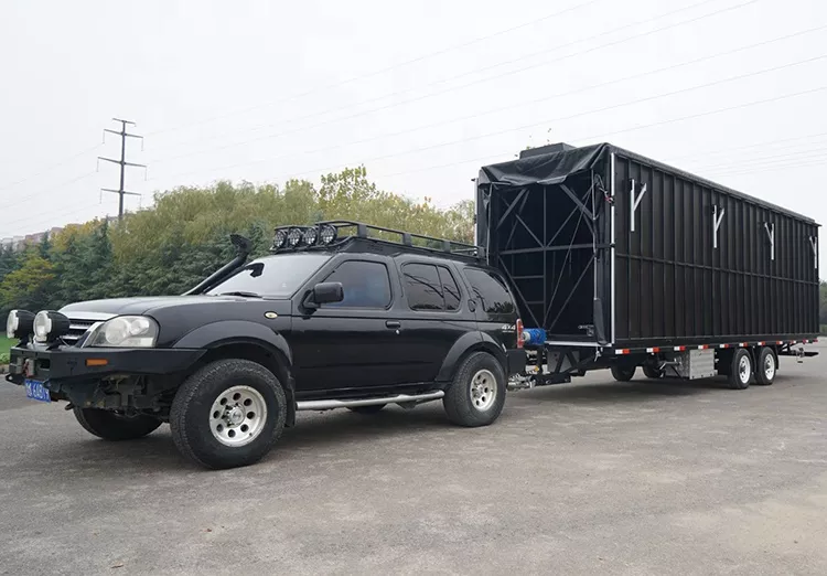 56 sq m mobile stage trailer without truck used for Crusade Evangelical trailer mobile stage