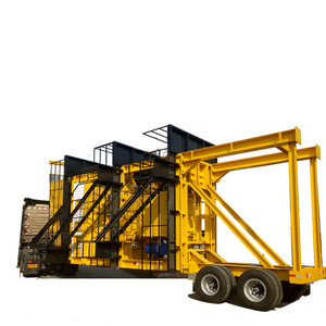 China portable asphalt plant 80-160tph mobile batch mixing machinery for sale