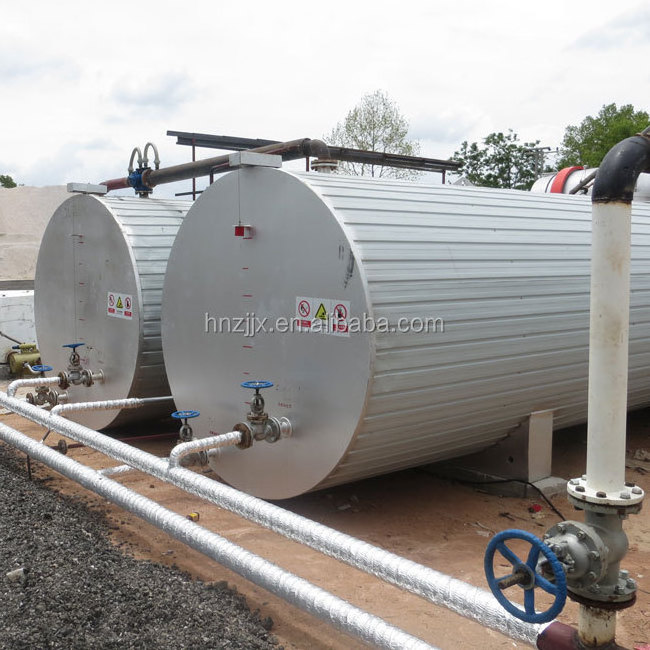 Hot oil heating bitumen tank container, bitumen storage tank manufacturer