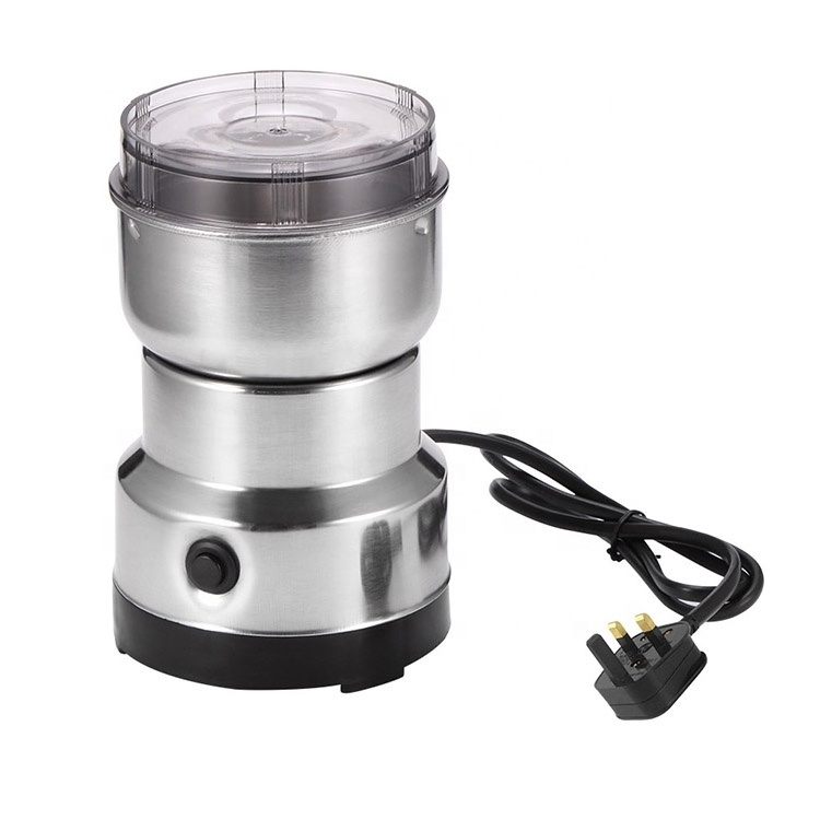 Mini Electric Stainless Steel Multifunctional Electric Grinder Coffee Spice Nuts Grains Bean Grinding Coffee Bean Grinder