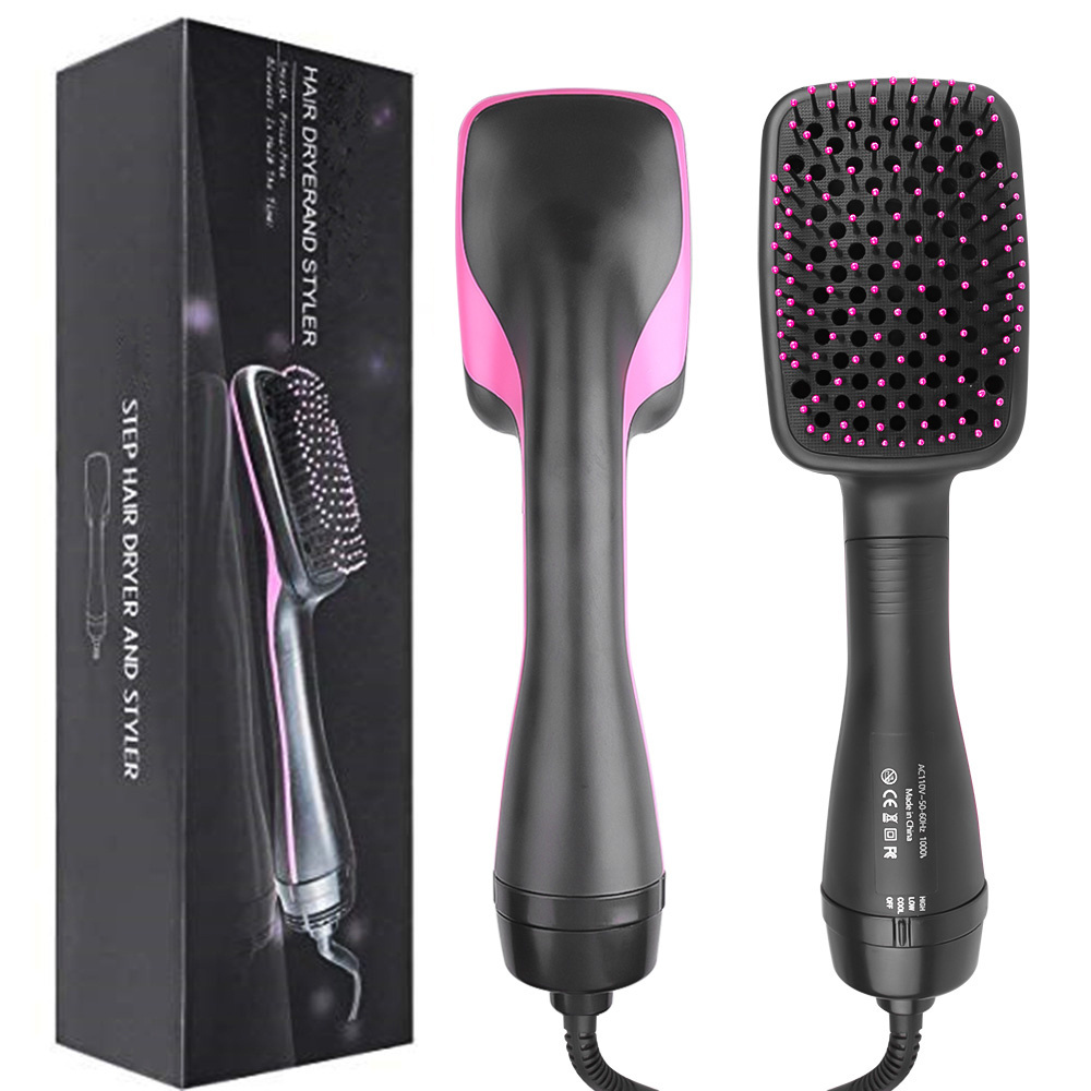 Hair dryer One Step Hair Straightener Brush 3 in 1 Brush Blow Dryer Styler Woman Hair Straightener Comb