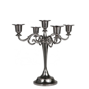 European style Gold Wedding Party centerpieces 3 Arms 5 Arms Wedding Metal Candle Holder Home Decor Candelabra