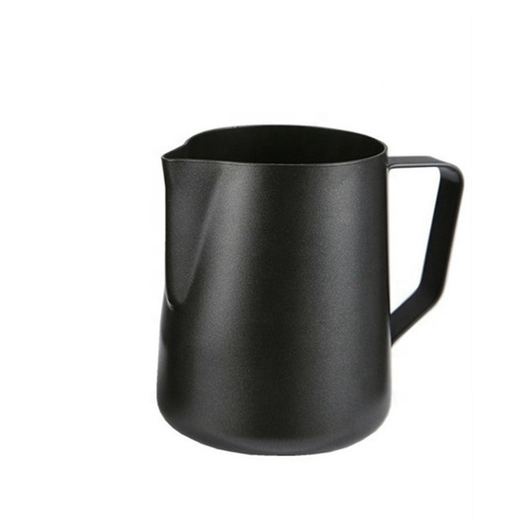 Wholesale stainless steel 304 PTFE 350ml/600ml coffee milk pitcher