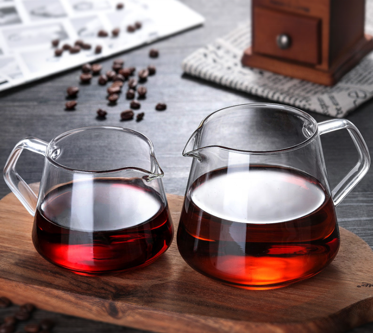 High Borosilicate 400/600ml Glass Coffee Sharing Pot Classic Series Pour-Over 60 Coffee Sever Drip Coffee Pot