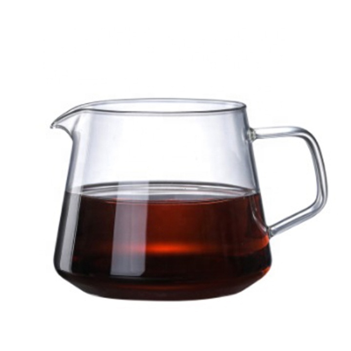 High Borosilicate 400/600ml Glass Coffee Sharing Pot Classic Series Pour-Over 60 Coffee Sever Drip Coffee Pot