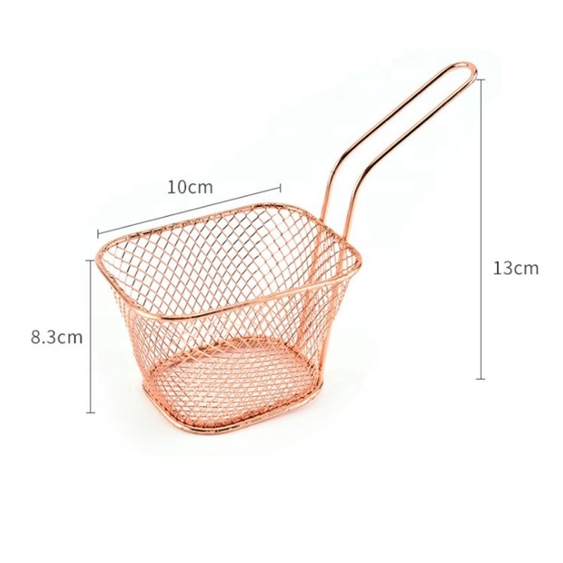 Lixsun High Quality Stainless Steel Mini French Fry Basket For Fried Chip& Chicken