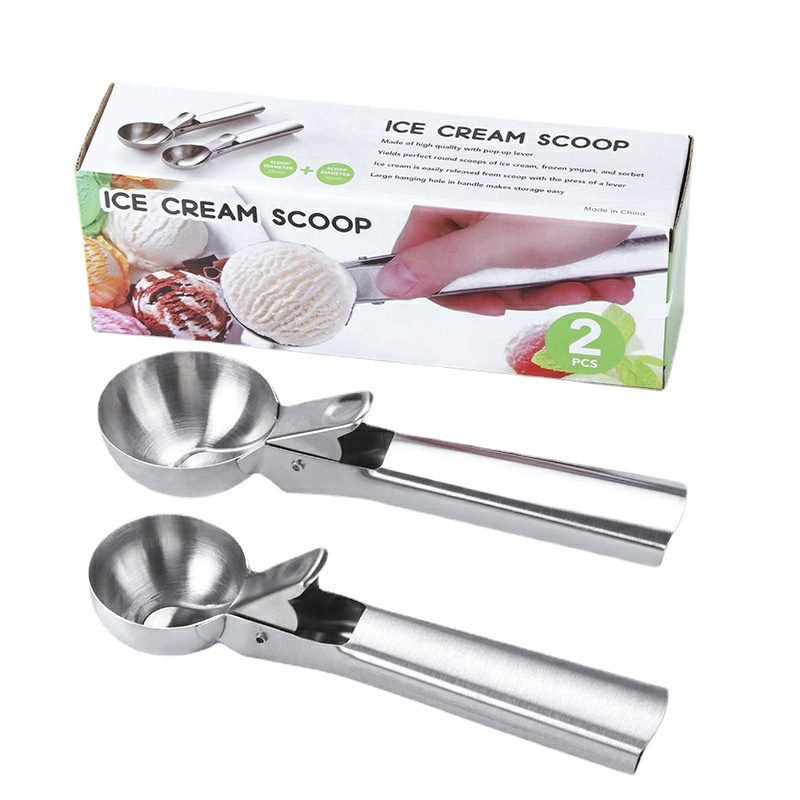 Perfect Balls Comfort Grip Stainless Steel 430 Ice Cream Scoop Scooper Watermelon Scoop