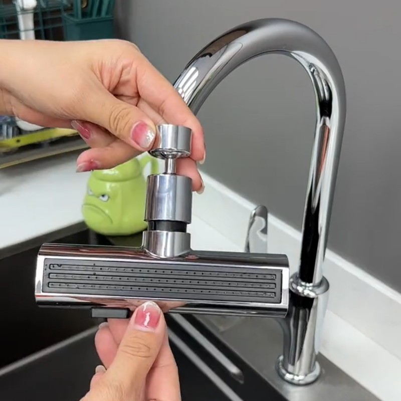 New Splash-proof Extension Extender Faucet Household Shower Universal Universal Filter Pull-out Sprinkler Kitchen Sink Faucet