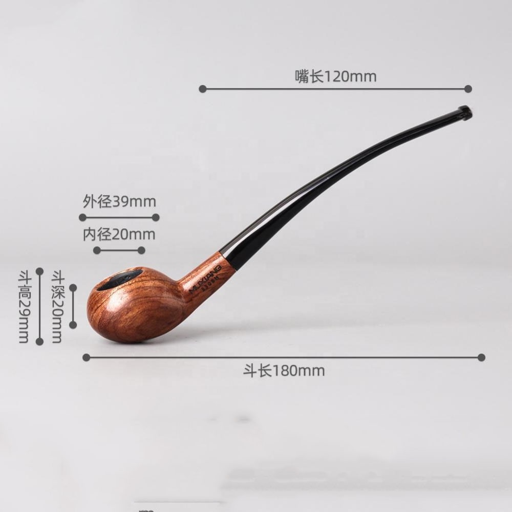 Wood Pipe Briar Hand Smoke Oem Odm Hot Sale Handmade Crafts New Arrival Herb Wood Pipe