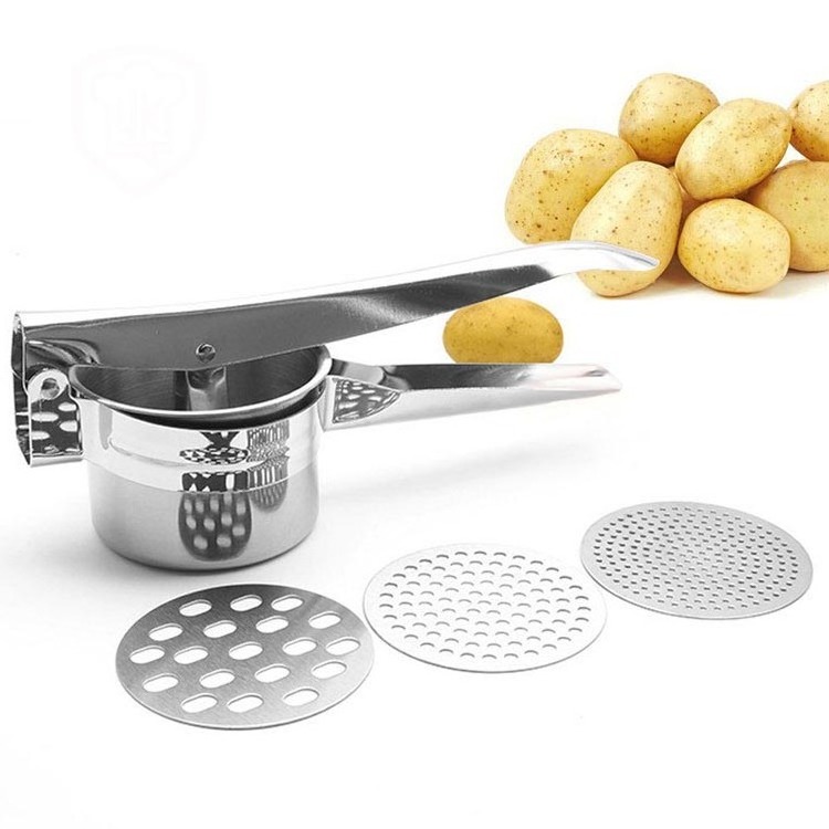 Premium Manufactures hot Potato Ricer And Masher Fruit and Vegetable Tools Ricer Stainless Steel Potato Masher