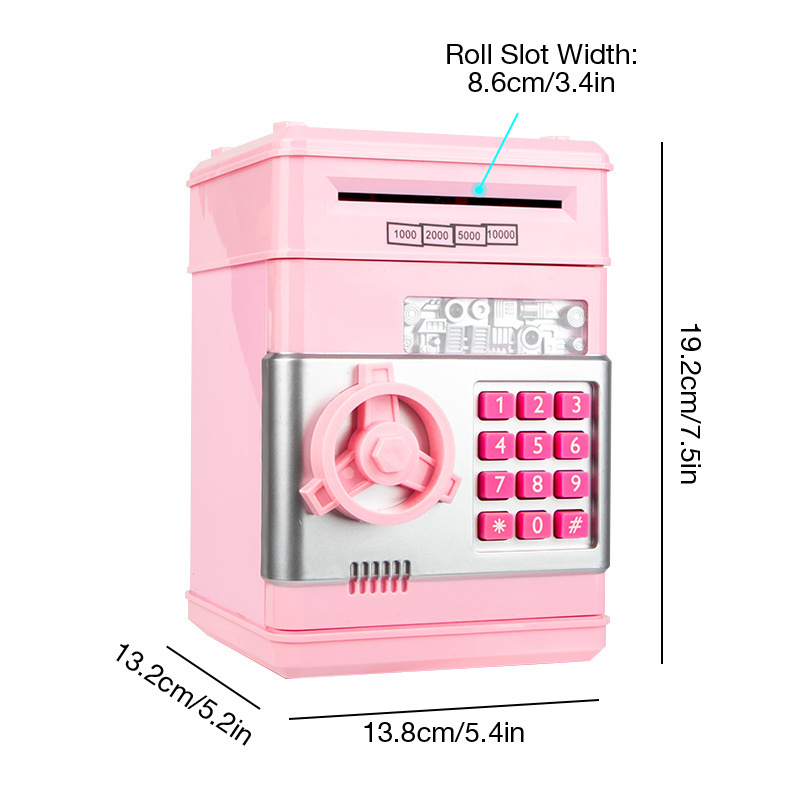 Hot Manufactures Electronic Piggy Bank Safe Money Box Children Digital Coins Cash Saving Safe Atm Piggy Bank