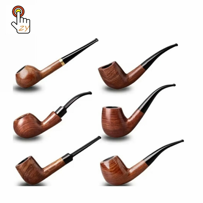 Wood Pipe Briar Hand Smoke Oem Odm Hot Sale Handmade Crafts New Arrival Herb Wood Pipe