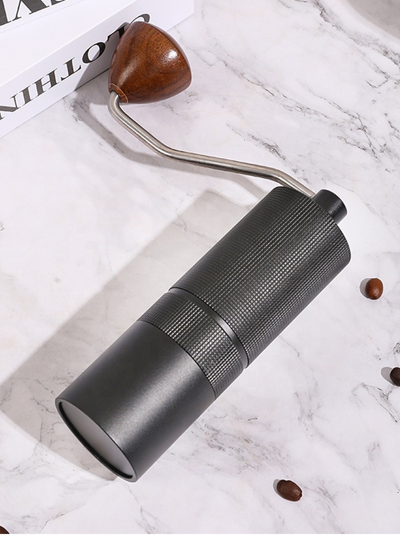 Al-Alloy Body Stainless Steel Grinding core 5/6/7 Star Burr Coffee Grinder Adjustable Portable Manual Coffee Bean Grinder