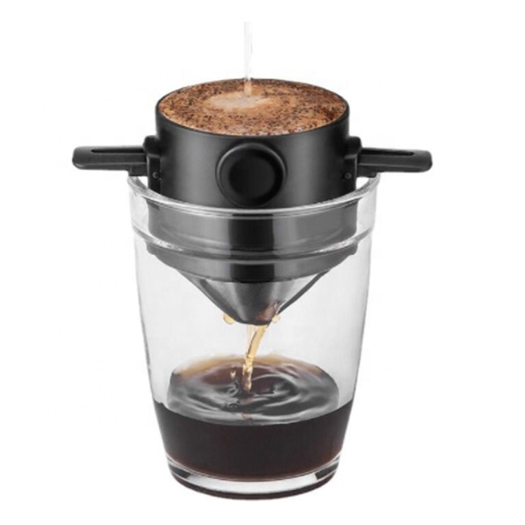 Wholesale Price New Design Household Portable Coffee Dripper Reusable Paperless Mini Coffee Filter