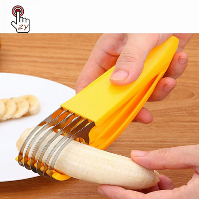 Hand Manual Stainless steel Banana Chips Slicer Cutter Multifunction Sausage Cucumber Cutter