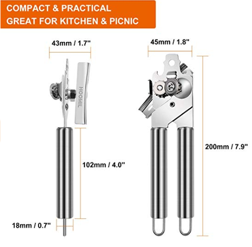 CE Can tools smooth edge safety beer bottle jar opener stainless steel manual can opener