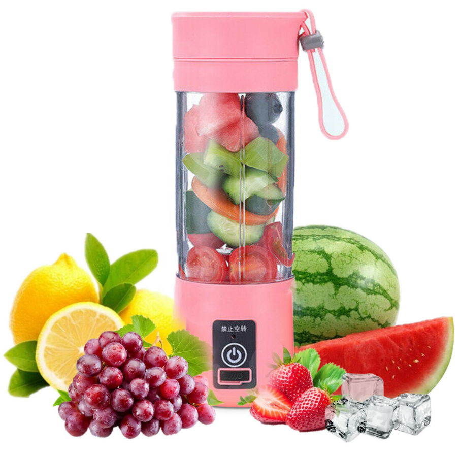 2 Blades 4 Blades 6 Blades Portable Juicer Blender Mini Juice Mixer Smoothie Fruit Maker Juicer Cup Bottle