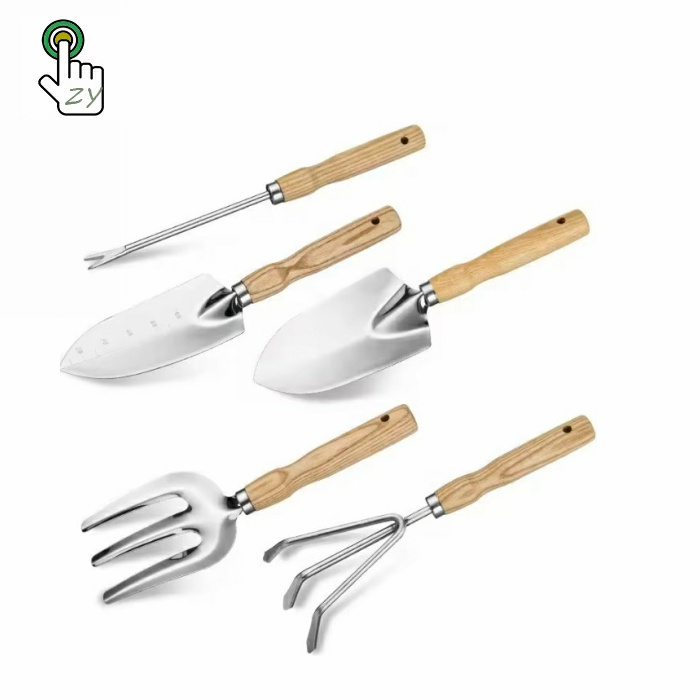 Competitive Wooden Handle Steel Garden Tool Set 5 Piece Grass Trimmer Supplier In China Wooden Handle Steel Garden gadgets