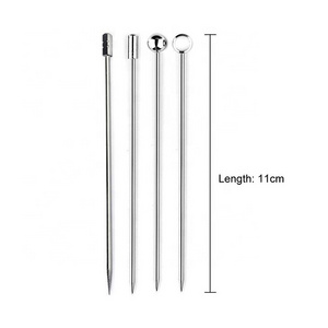 Hot Sale Wholesale Stainless Steel Bar Tools Shaker Bar Tools Cocktail Picks Fruit Martini Shaker