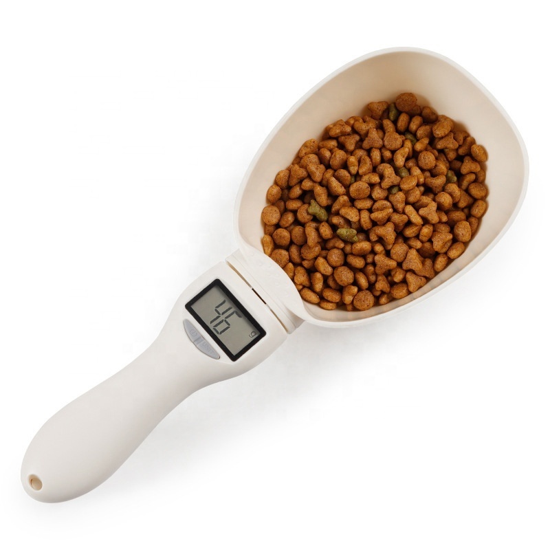 Pet Measuring Cup Cat food Dog food electronic scale cast food measuring spoon scale shovel scientific feeding 800g