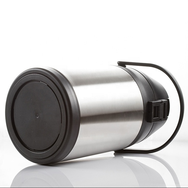 Coffee Dispenser Air Pump 12 -24Hour heat Cold Retention Stainless Steel Water Thermos Airpot Coffee Pot with handle