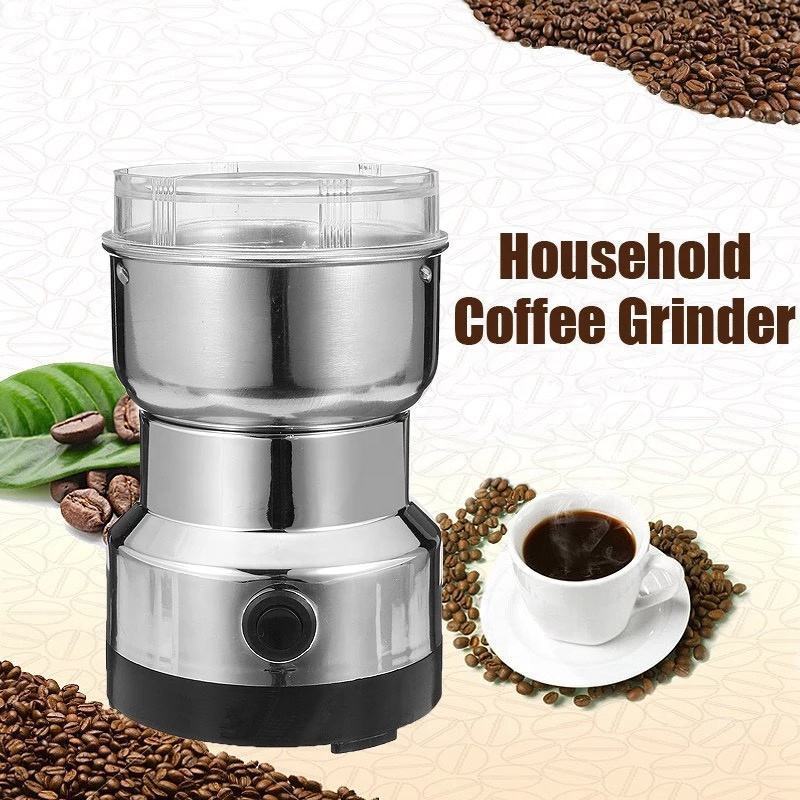 Mini Electric Stainless Steel Multifunctional Electric Grinder Coffee Spice Nuts Grains Bean Grinding Coffee Bean Grinder