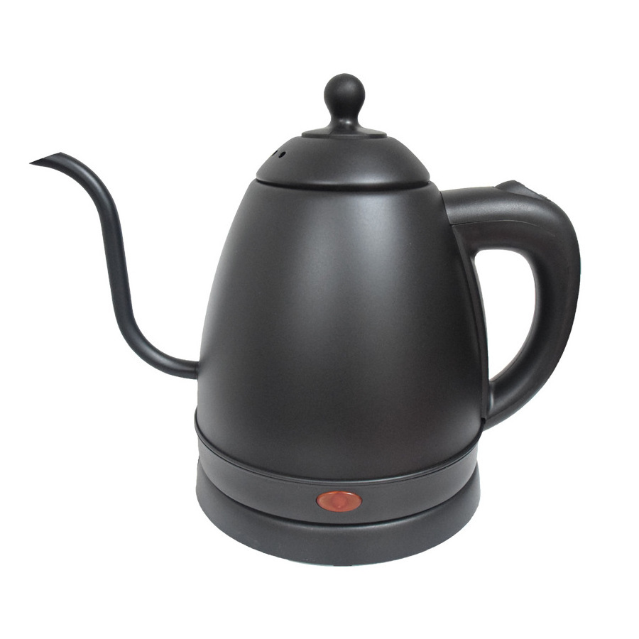 1.0L Small Kitchen Appliance Electric Kettle Gooseneck Stainless Steel Water Boiler