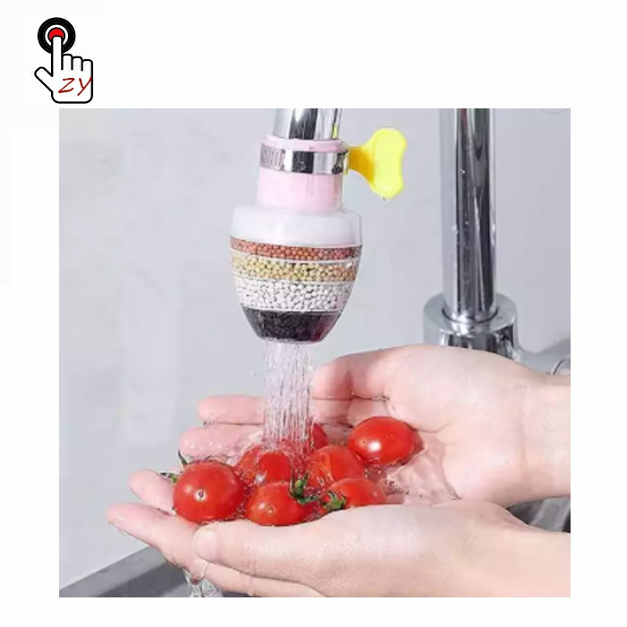 Household Kitchen Faucet Mount Filter water purifier 6layer water purification carbon filter mini faucet purifier