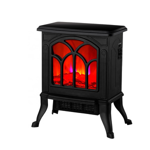 Factory Price Supply Outdoor Indoor Fire Place Heater Artificial Wood Burning Stove 3d Electric Fireplace