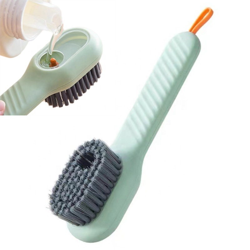 New Liquid Shoe Brush Cleaners Soap Dispenser Cleaning Brush for Footwear Household Cleaning Tool