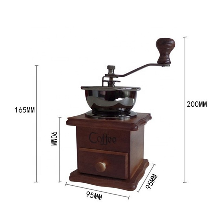 Coffee Grinder Machine Grinding Coffee Mill Manual Molinillo De Cafe Antique Hand Coffee Bean Grinder