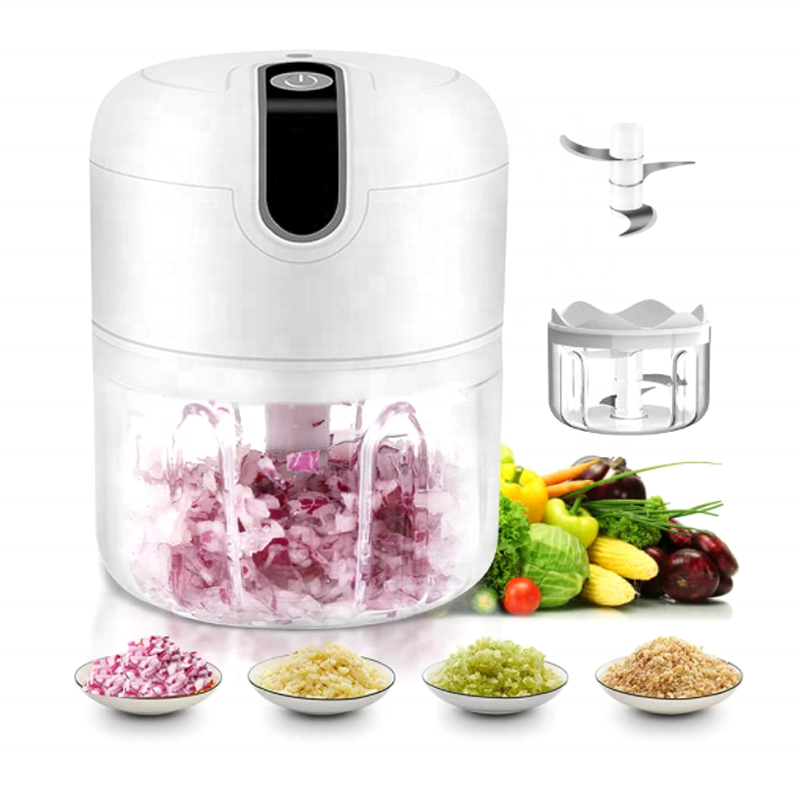 Waterproof USB portable electric garlic chopper mini cordless food chopper for home use