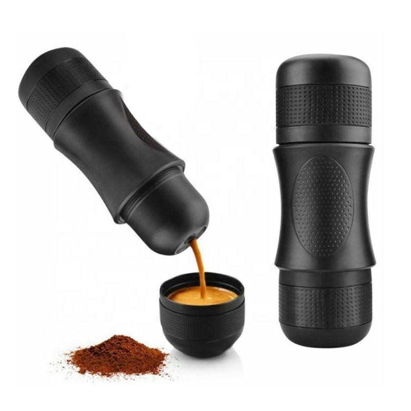 Custom logo OEM Portable Espresso Coffee Machine Outdoor Mini Espresso Coffee Maker for Camping