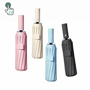 Small Travel Umbrella for Rain Protection Sun-Folding automatic UV Umbrella Windproof Compact