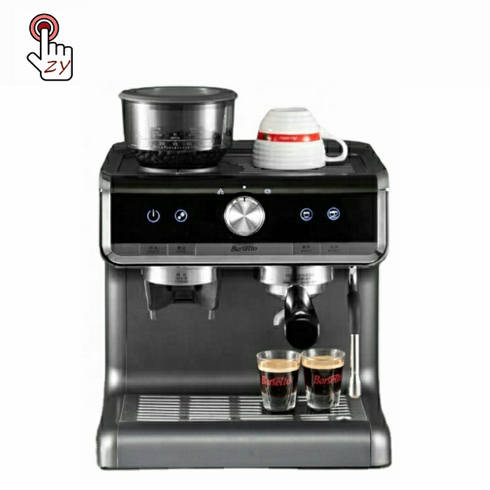 Coffee Brewing Machine Fully Automatic Commercial Smart Espresso Machine Coffee Makers With Milk Frother Wand