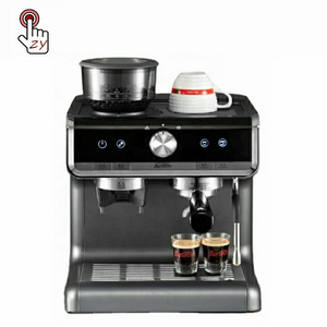 Coffee Brewing Machine Fully Automatic Commercial Smart Espresso Machine Coffee Makers With Milk Frother Wand