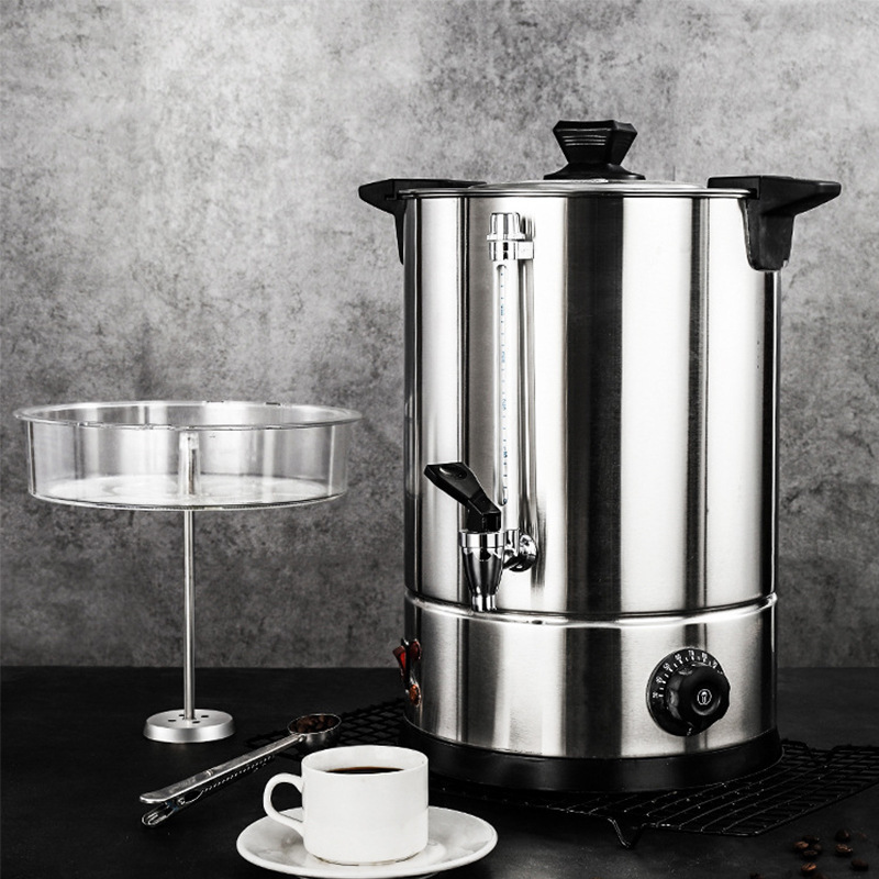 Commercial Heat Preservation Stainless Steel Coffee Percolator dispenser instant coffee brewer catering coffee urn