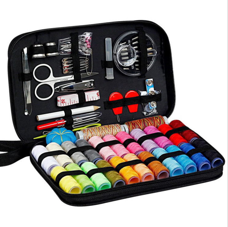 98pcs set Portable Sewing Box Supplies Accessories Tools Kit Cotton Thread  Case Beginner Embroidery Kits for Home