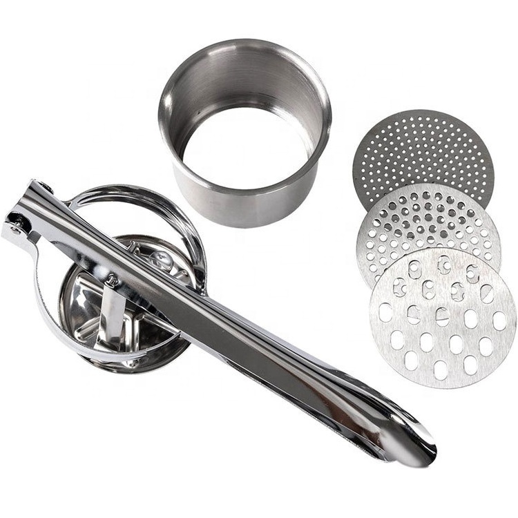 Premium Manufactures hot Potato Ricer And Masher Fruit and Vegetable Tools Ricer Stainless Steel Potato Masher