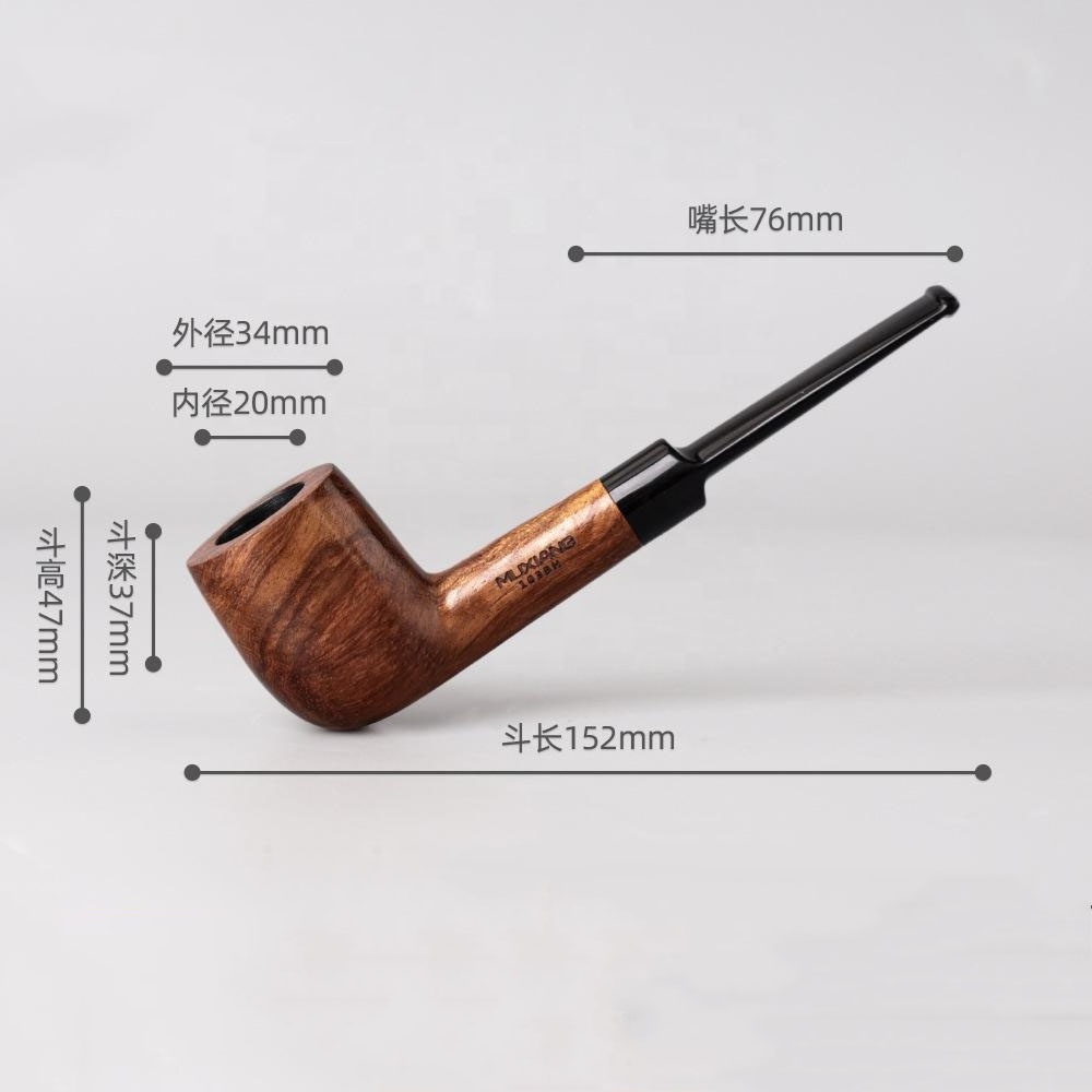 Wood Pipe Briar Hand Smoke Oem Odm Hot Sale Handmade Crafts New Arrival Herb Wood Pipe