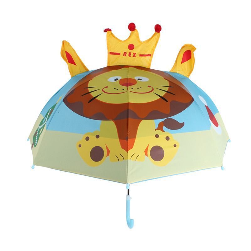 Lovely Cartoon Umbrella Kid Creative 3D Model Ear Child Umbrella with plastic handle small umbrella for kids