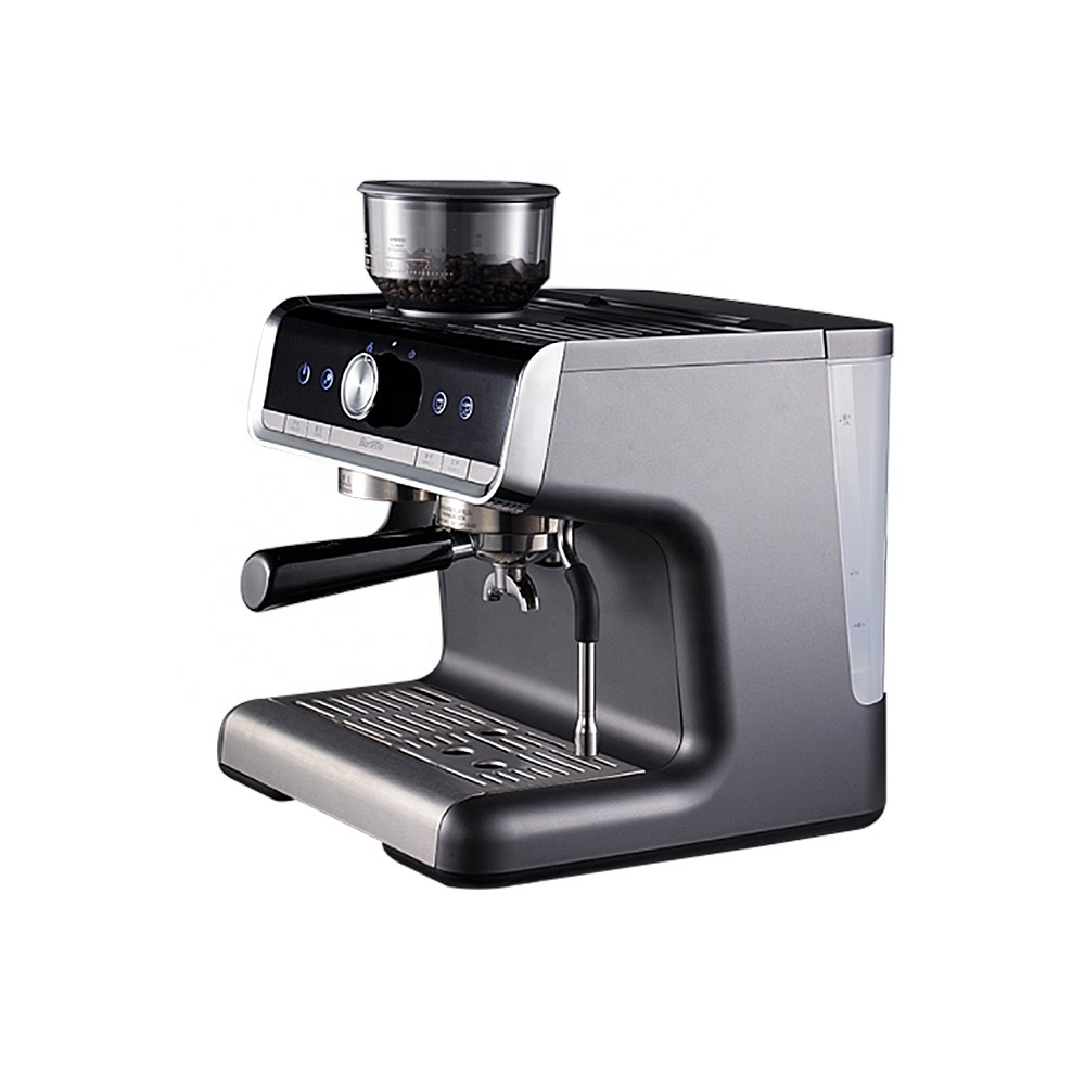 Coffee Brewing Machine Fully Automatic Commercial Smart Espresso Machine Coffee Makers With Milk Frother Wand