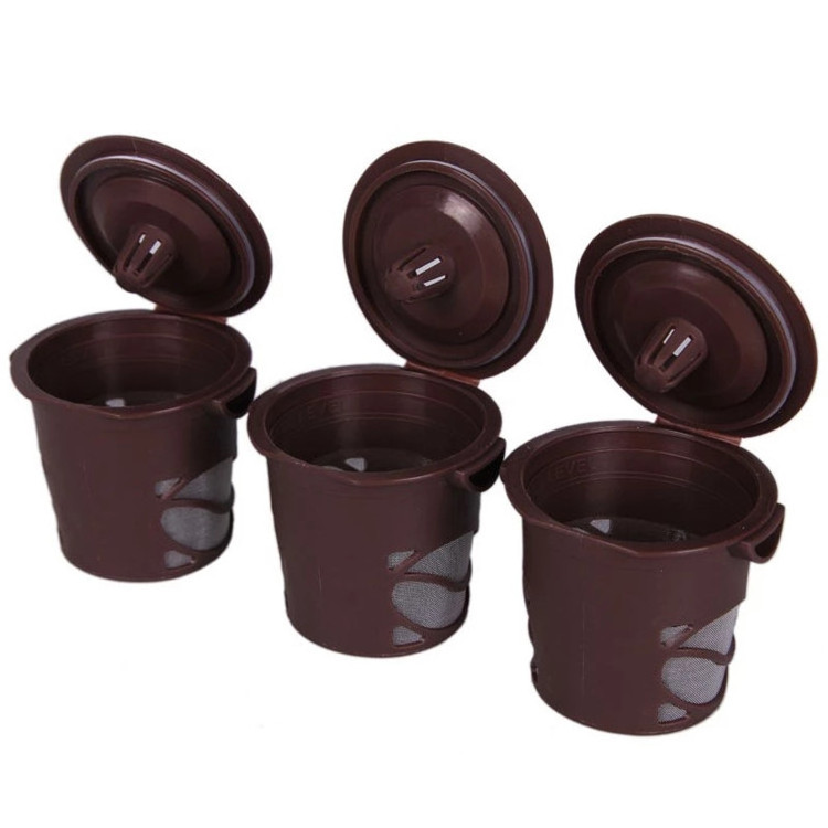 Hot sale reusable refillable empty coffee capsule brew refillable k-cup for keurig 2.0 and 1.0 brewers coffee filter