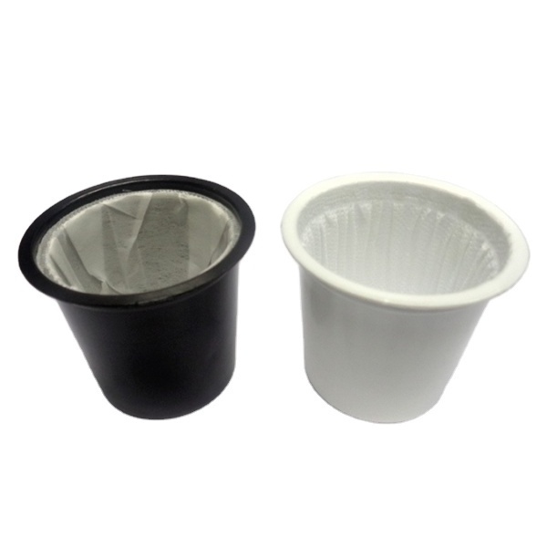 Wholesale empty PP material coffee capsules with lid keurig k cup capsule