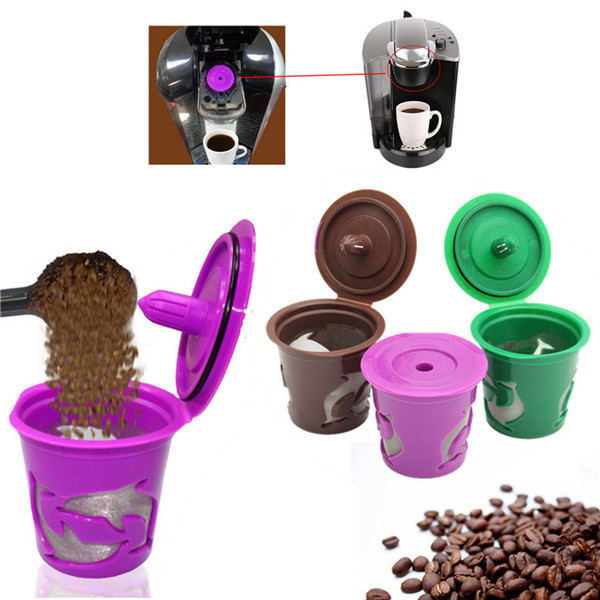 Reusable k cup and k carafe coffee filter pod & reusable coffee filter single serve k cup filter keurig 2.0 brewer