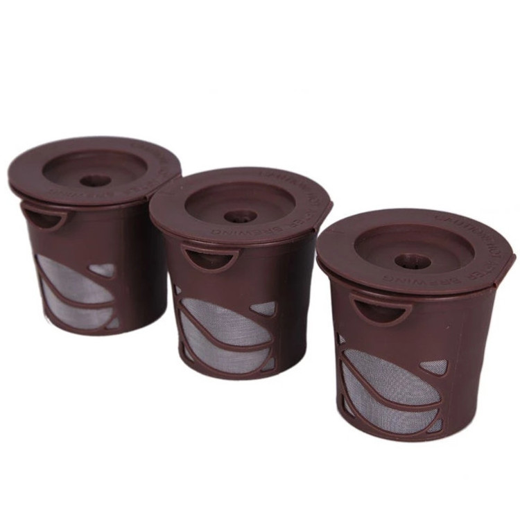 Hot sale reusable refillable empty coffee capsule brew refillable k-cup for keurig 2.0 and 1.0 brewers coffee filter