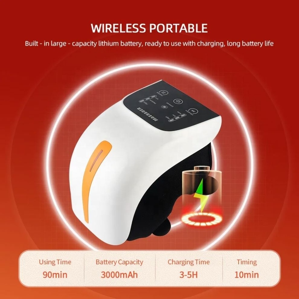 Airbag Calves Joint Vibration Pain Relief Heated Knee Massage Smart Electric Arthritis Knee Massager Machine Customized Leg